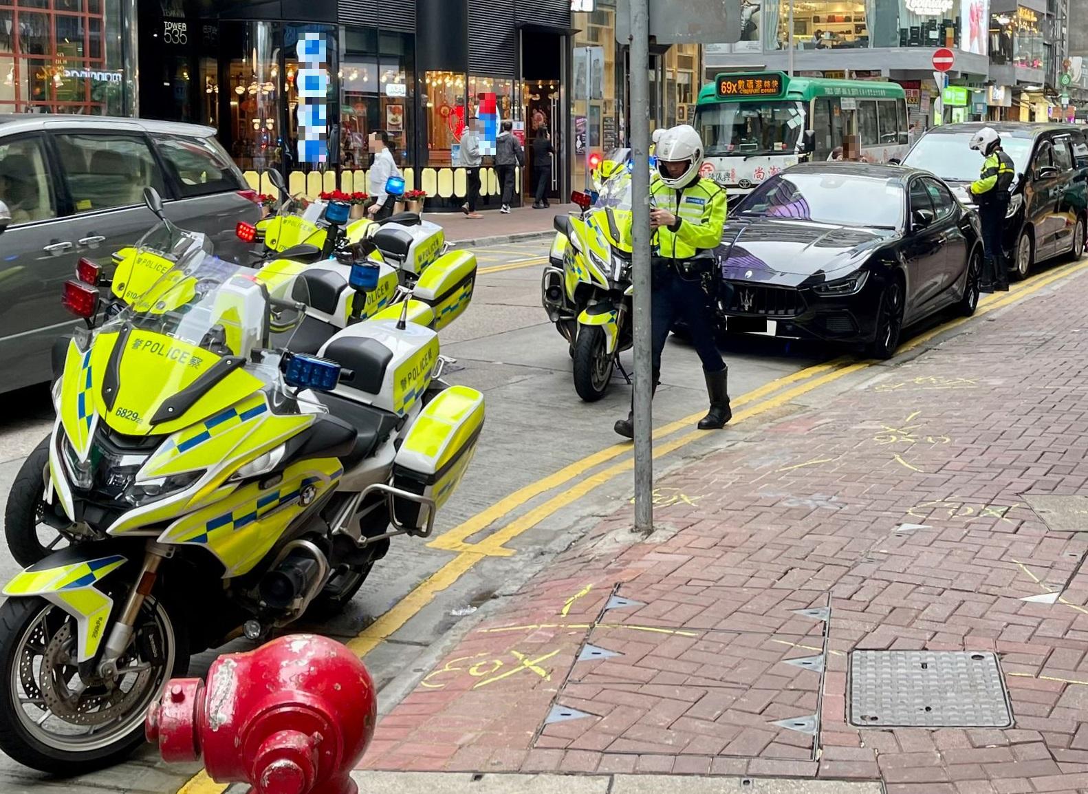 灣仔的士司機未能通過酒精呼氣測試涉酒駕被捕