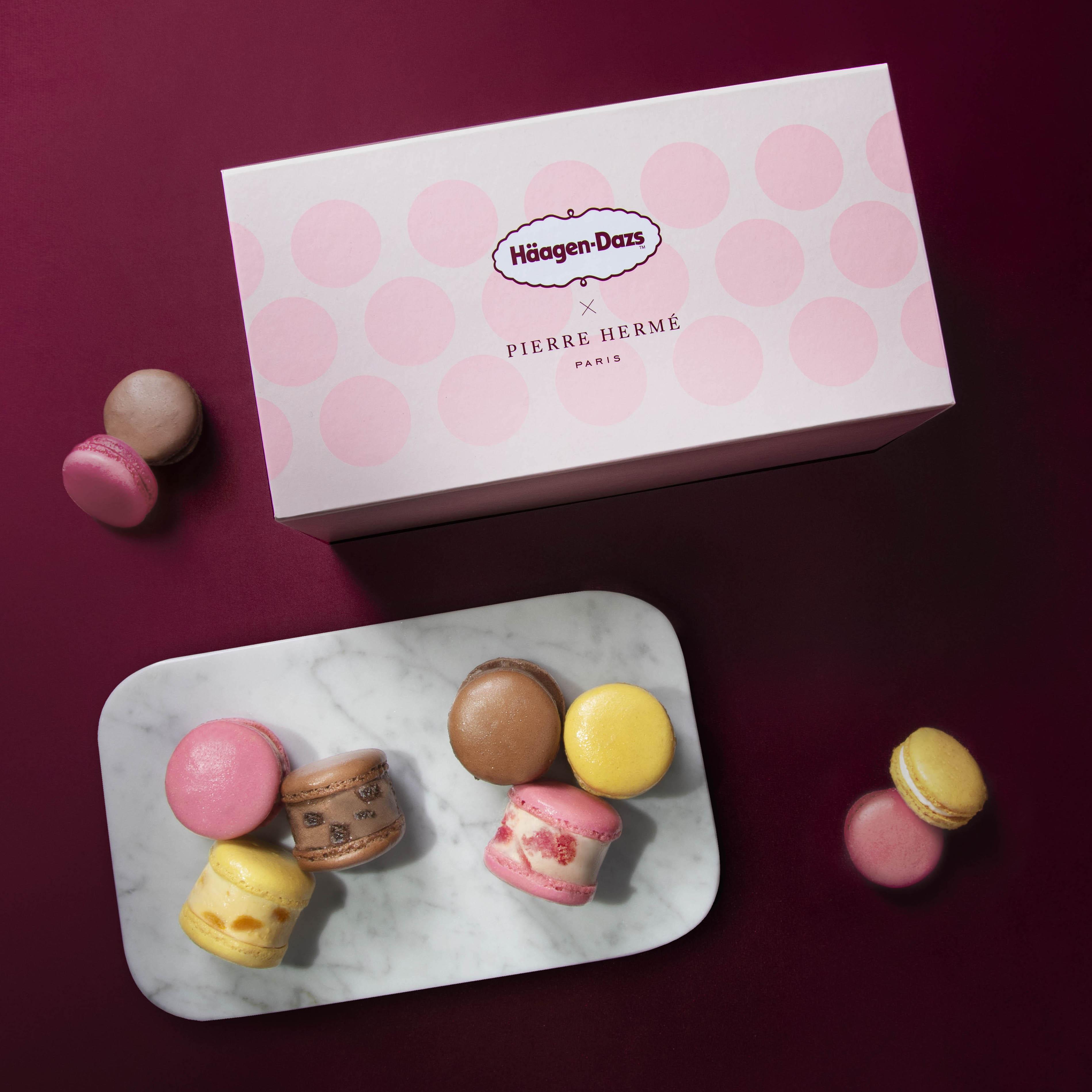 全新!法式心動 ‧ 雪糕馬卡龍禮盒(6件)$388