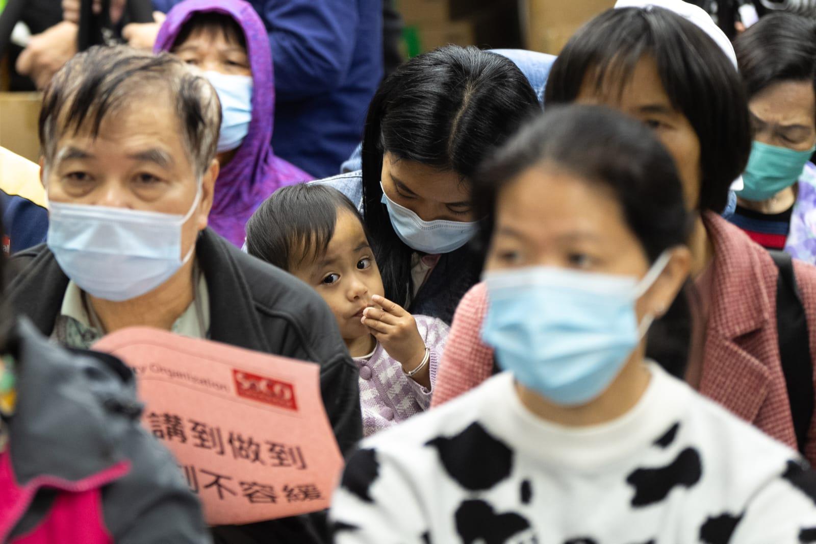 財政預算案2024|有社會組織協會舉辦直播活動。(林靄怡攝)