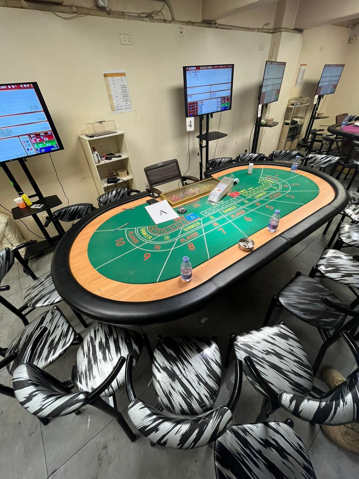 警方一連五日(2月1日至5日)在全港多區進行代號「犁庭掃穴」的執法行動,加強打擊三合會活動及堵截其收入來源,合共拘捕185人。(警方圖片)