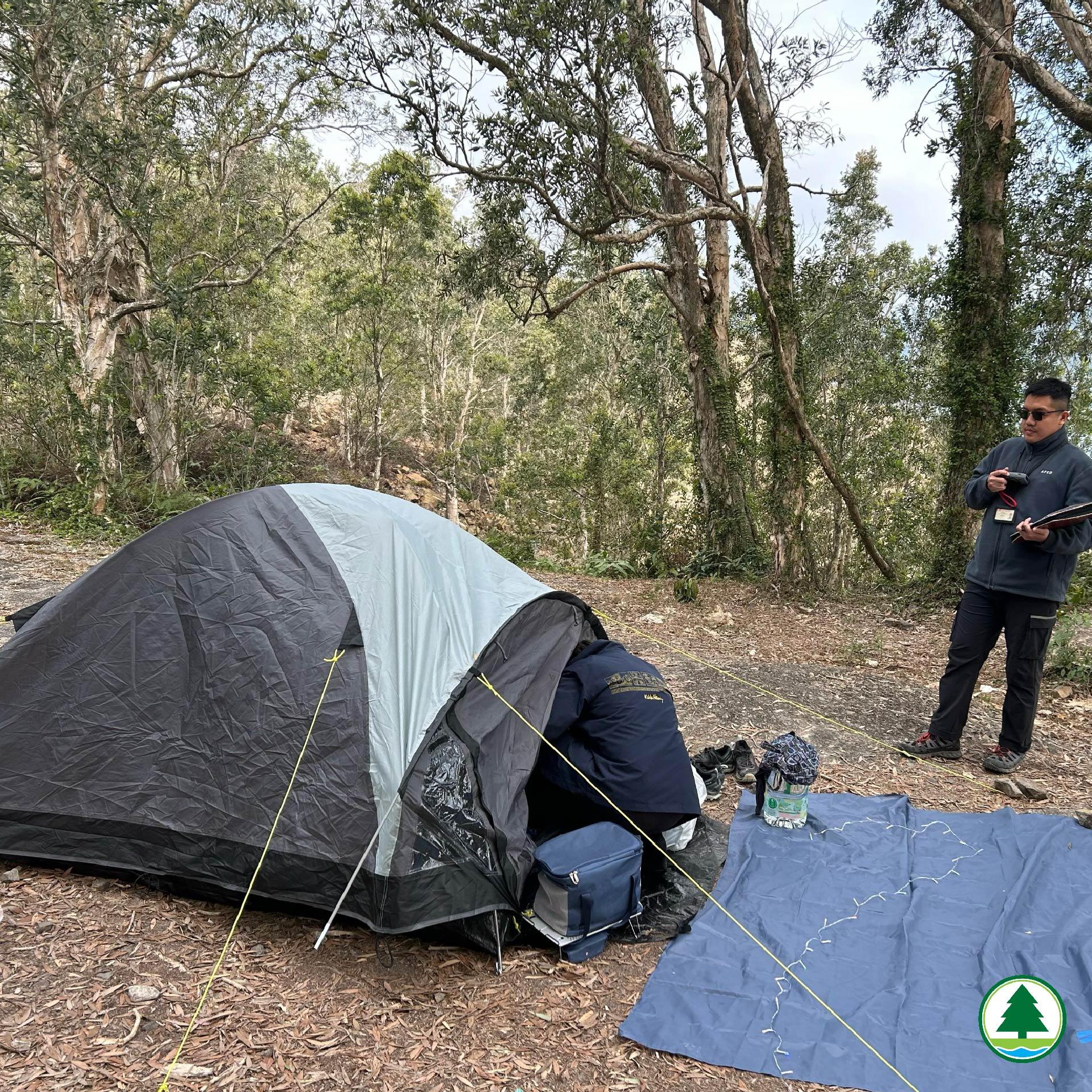 漁護署透過facebook「香港郊野公園」專頁表示,署方在農曆新年期間加強巡邏、執法及宣傳教育。在過去的長假期,共向50名在郊野公園違例露營及10名違例使用單車人士採取執法行動。