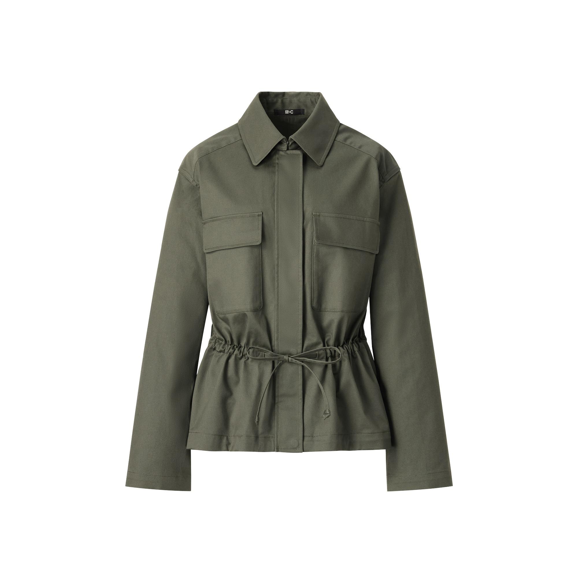 UNIQLO : C 棉質混紡索繩外套 $499