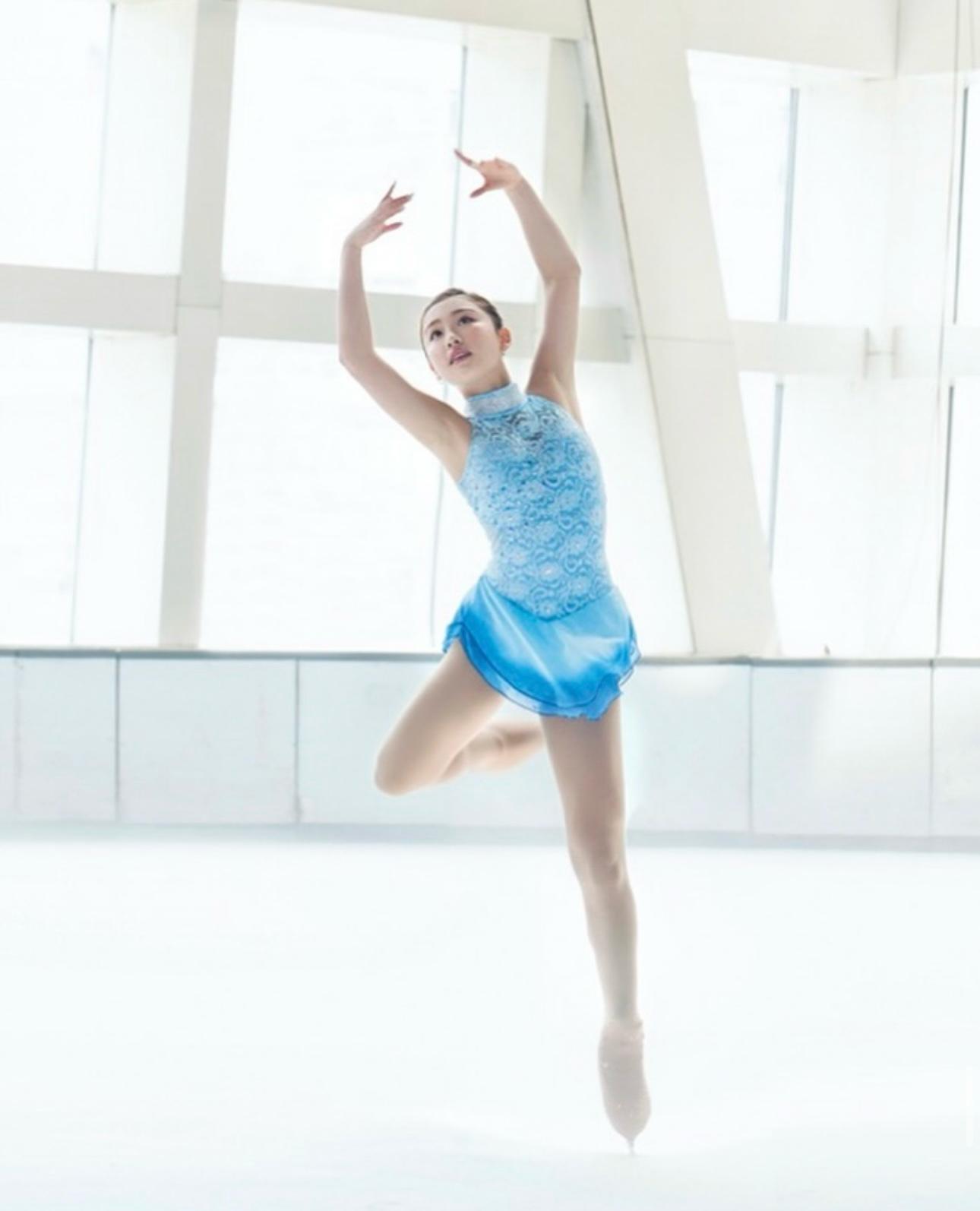 馬曉晴作為一代滑冰女神,又被網民封為「香港石原聰美」