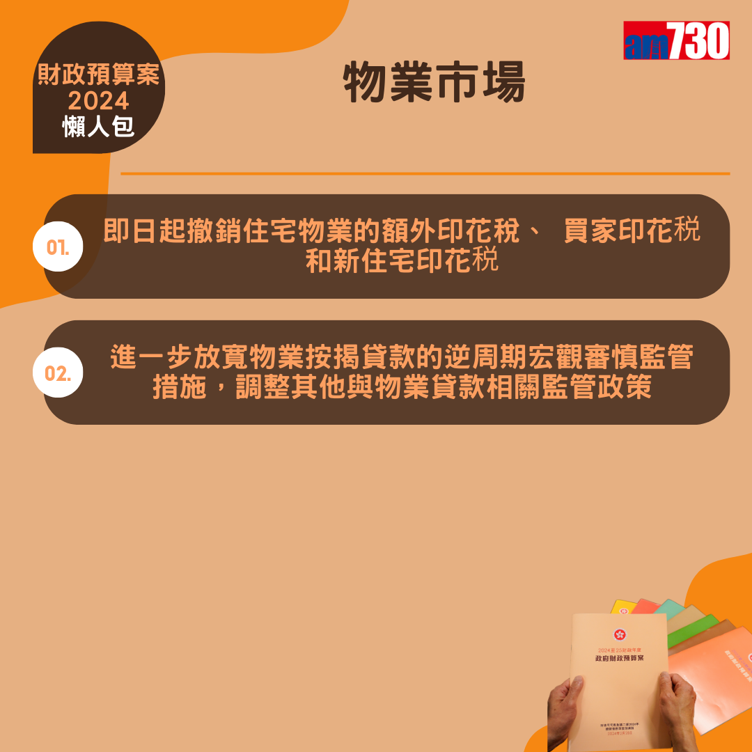 財政預算案2024懶人包(am730製圖)