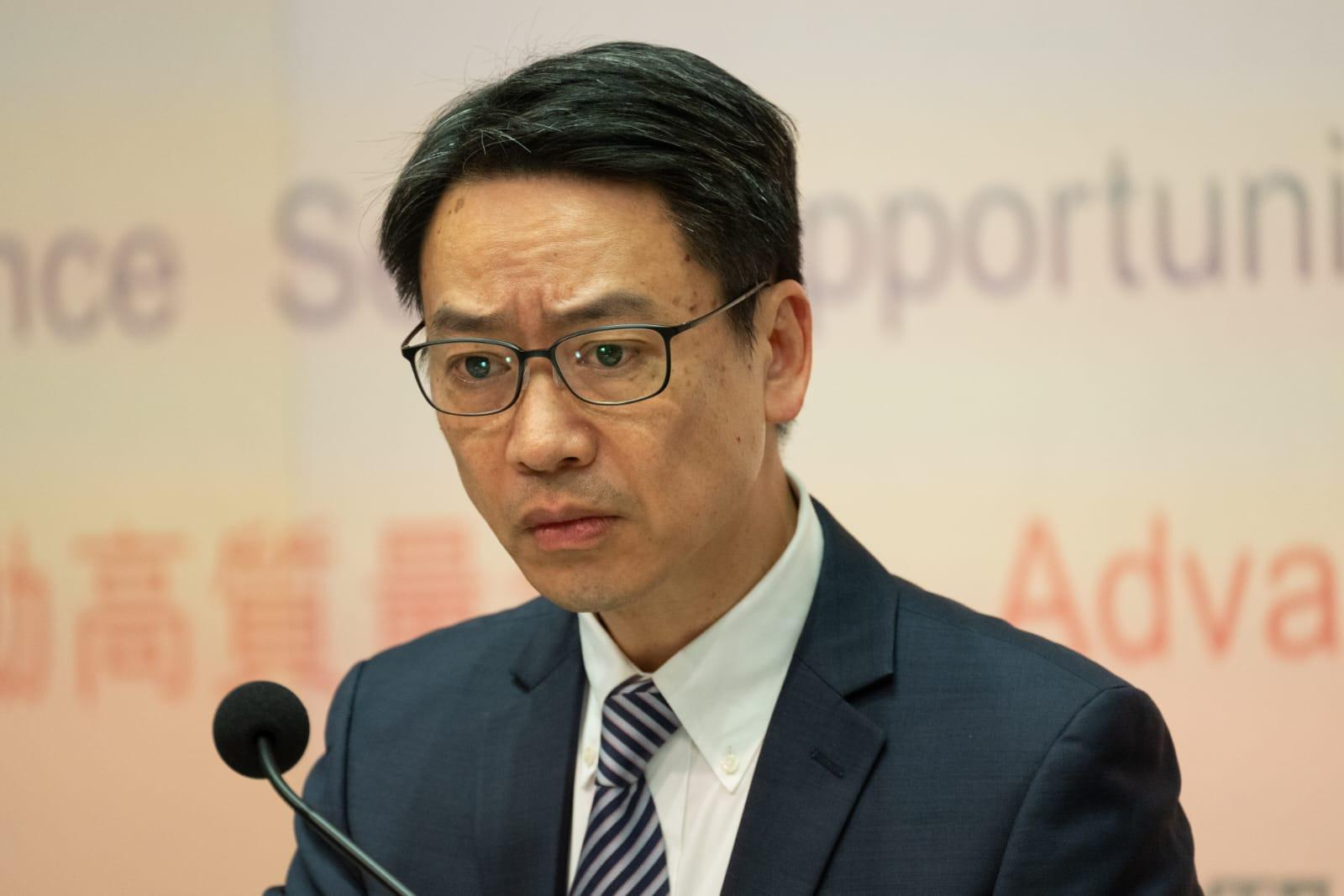 財政預算案2024|規劃署署長鍾文傑。(陳奕釗攝)