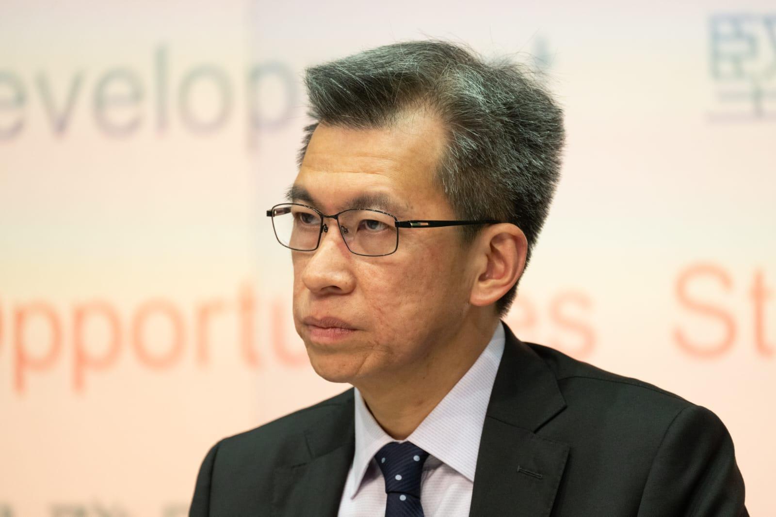 財政預算案2024|地政總署署長黎志華。(陳奕釗攝)