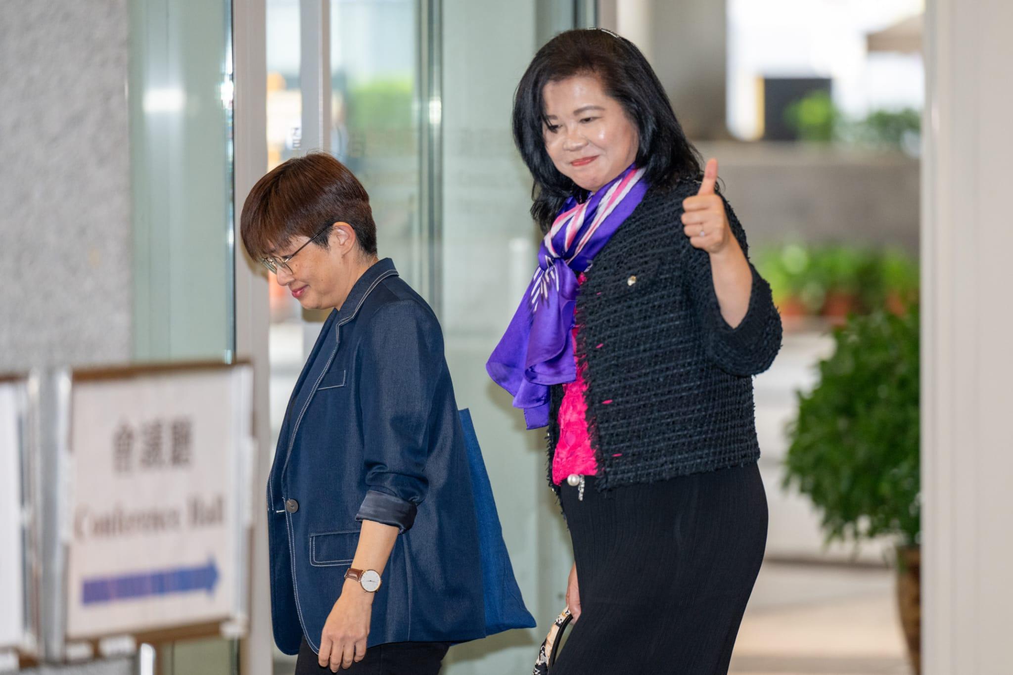 夏寶龍下午會見傳媒高層。(陳奕釗攝)