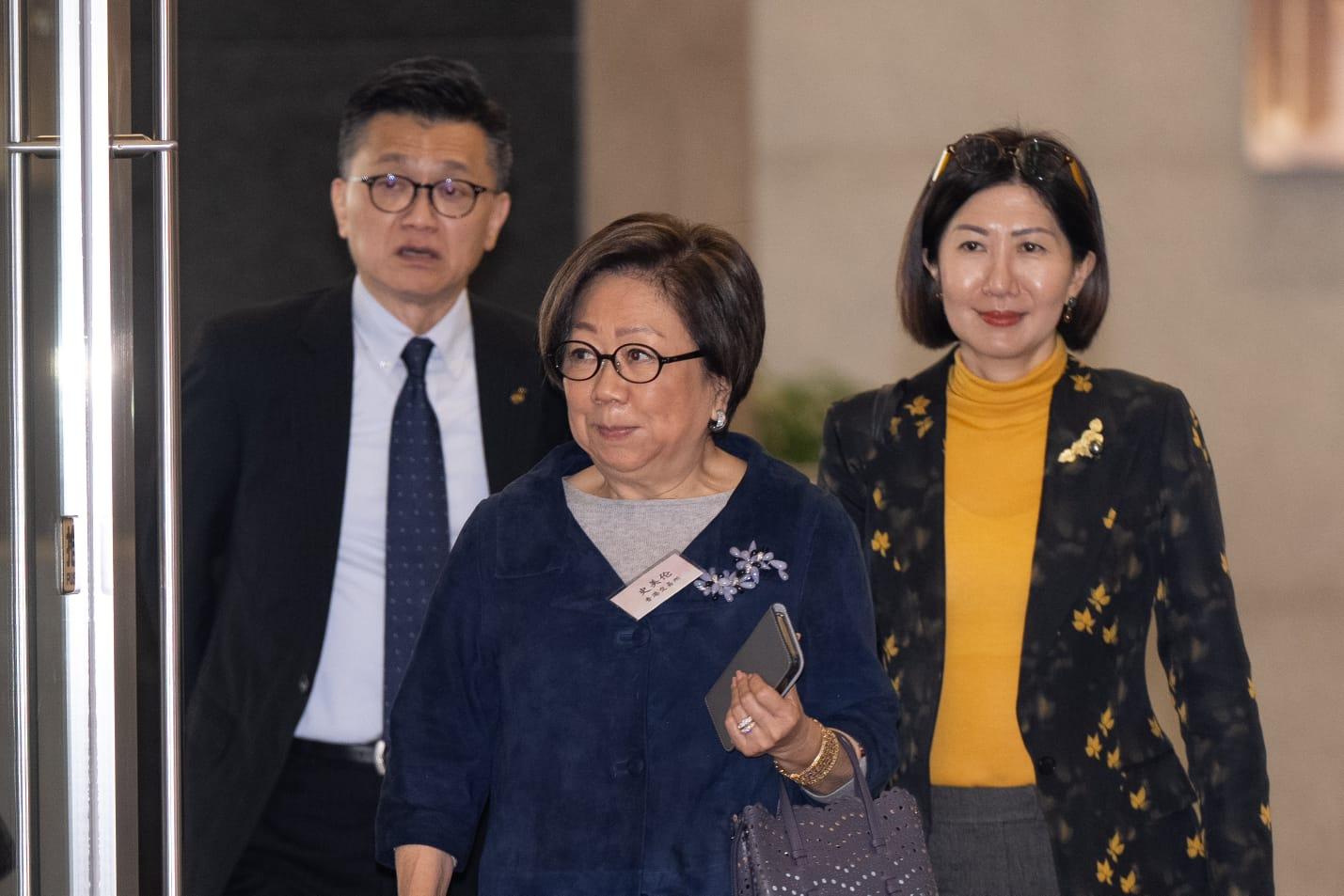 港交所主席史美倫。(林靄怡攝)