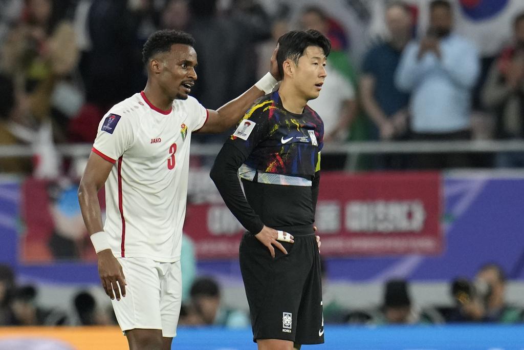 亞洲盃|約旦淘汰南韓首次晉級決賽 孫興民落淚道歉(美聯社)