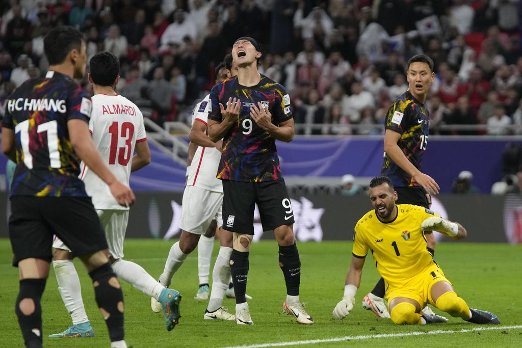 亞洲盃|約旦淘汰南韓首次晉級決賽 孫興民落淚道歉(美聯社)