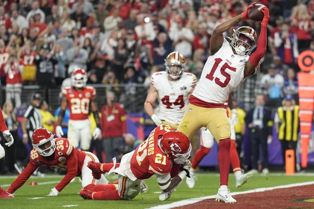 超級碗(Super Bowl),Taylor Swift男朋友Travis Kelce的堪薩斯城酋長封王。(美聯社)