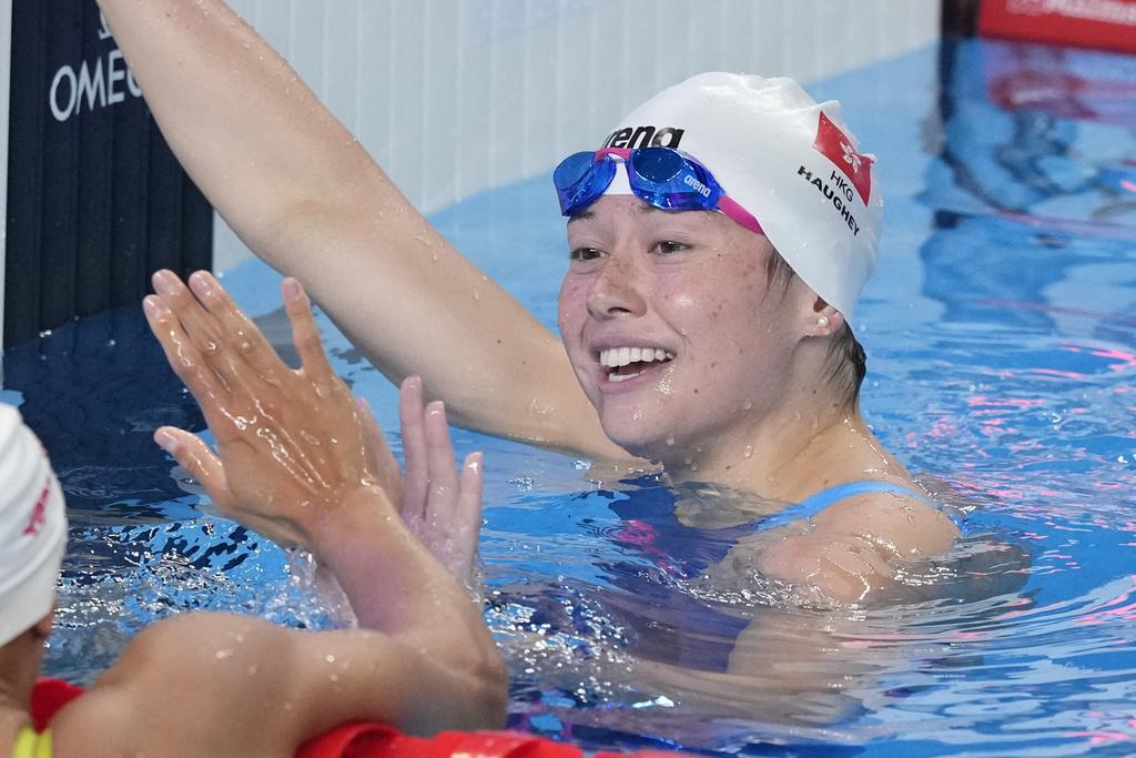 何詩蓓在今屆長池世錦賽首奪金牌。(美聯社)