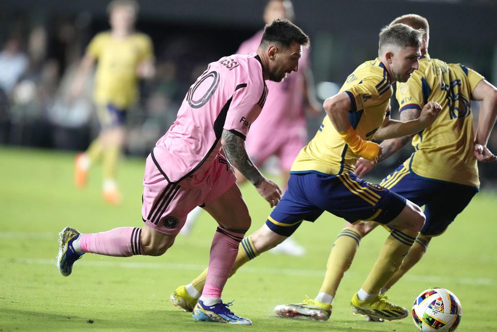 數據顯示,美斯今場有4次射門,3次過人有一次成功,傳球成功率82%,其中作出5次關鍵傳球。 (美聯社)