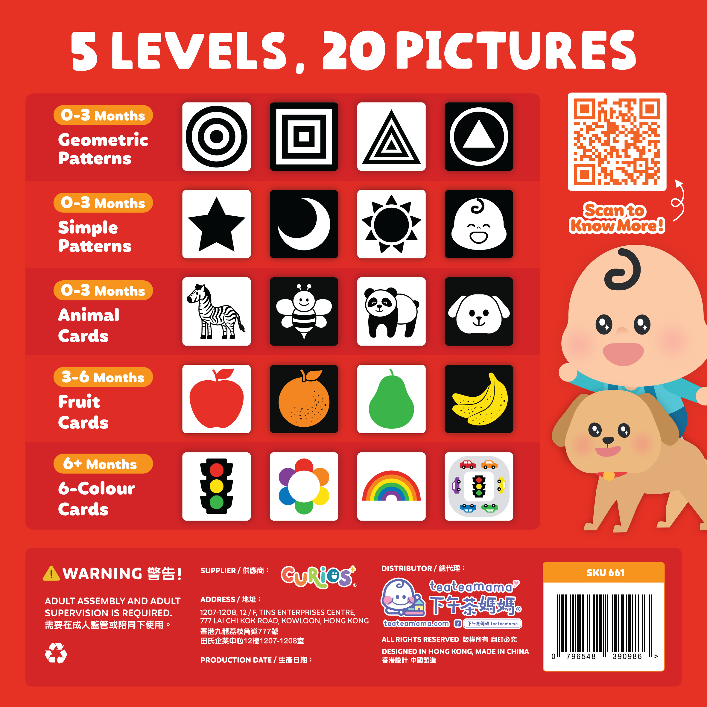 荷花BB展2024|Curios® Baby Visual Flashcard 原價$29 場內優惠價$9|攤位:E11