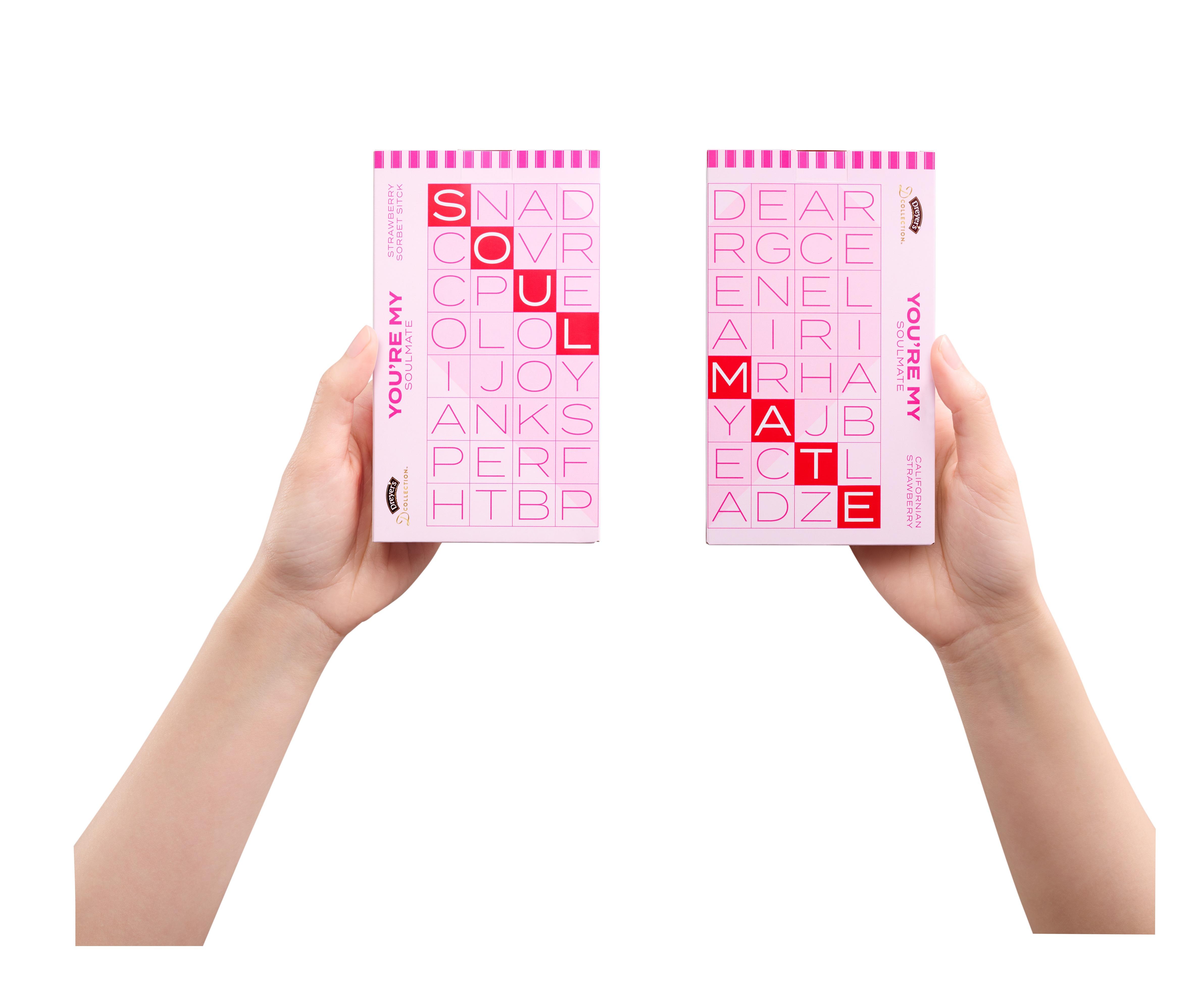 DREYER’S 限定心形雪糕批及雪葩條 士多啤梨主調/自製愛心戒指