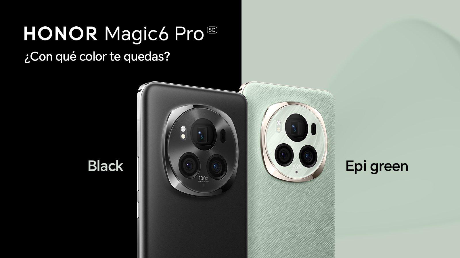 HONOR Magic6 Pro 海外版本將具備綠及黑兩種配色