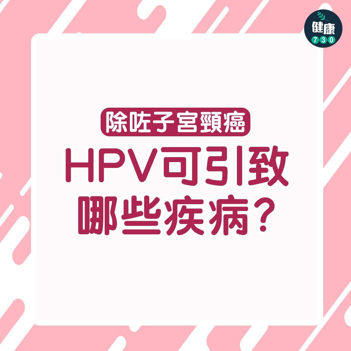 HPV病毒或會引致疣及癌症等。(am730製圖)