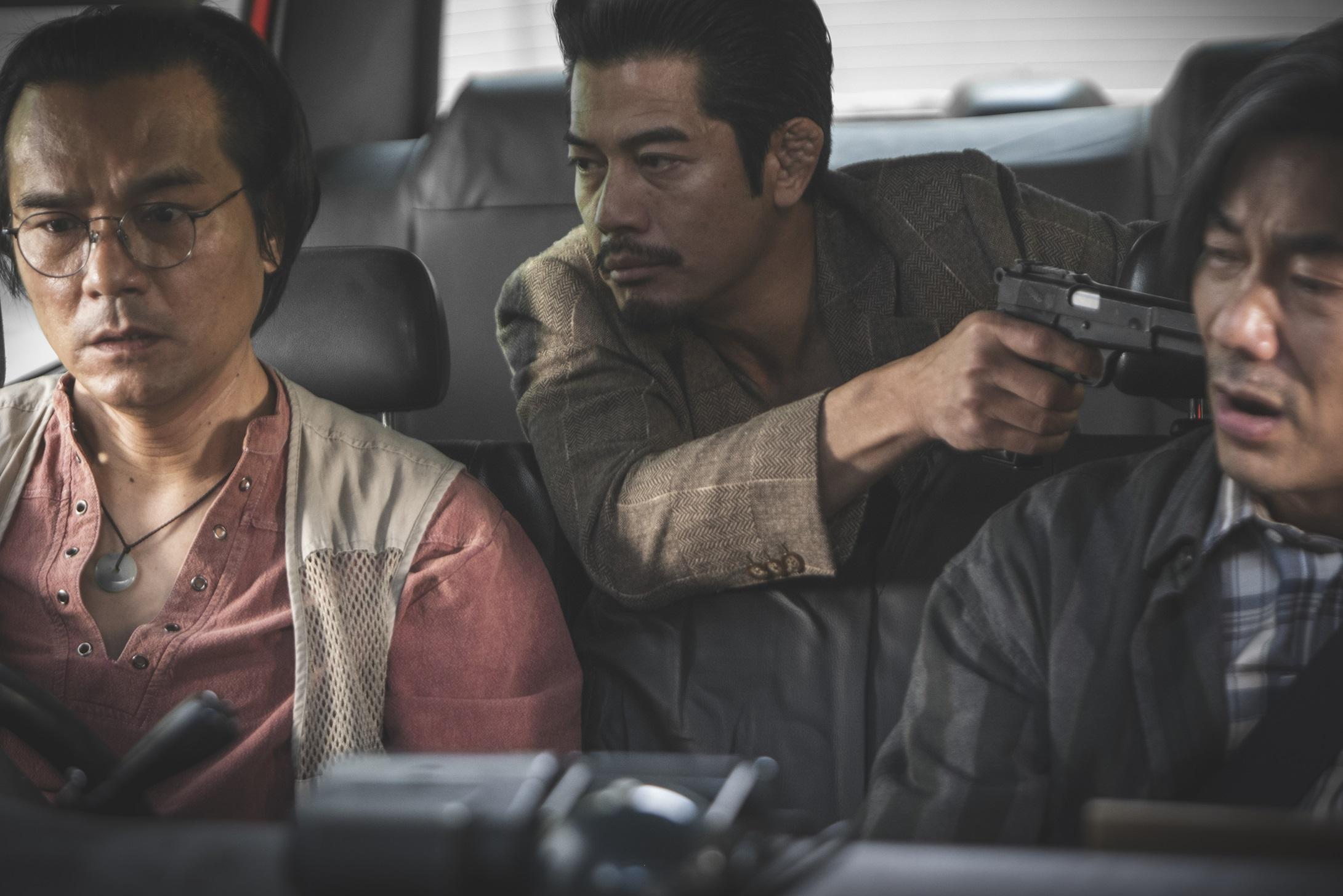 郭富城、林家棟和任賢齊。(《臨時劫案》劇照)
