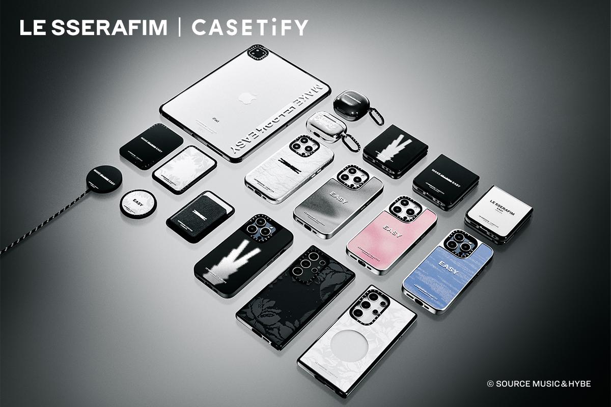 CASETiFY LE SSERAFIM首度聯乘推出手機殼等電子配件