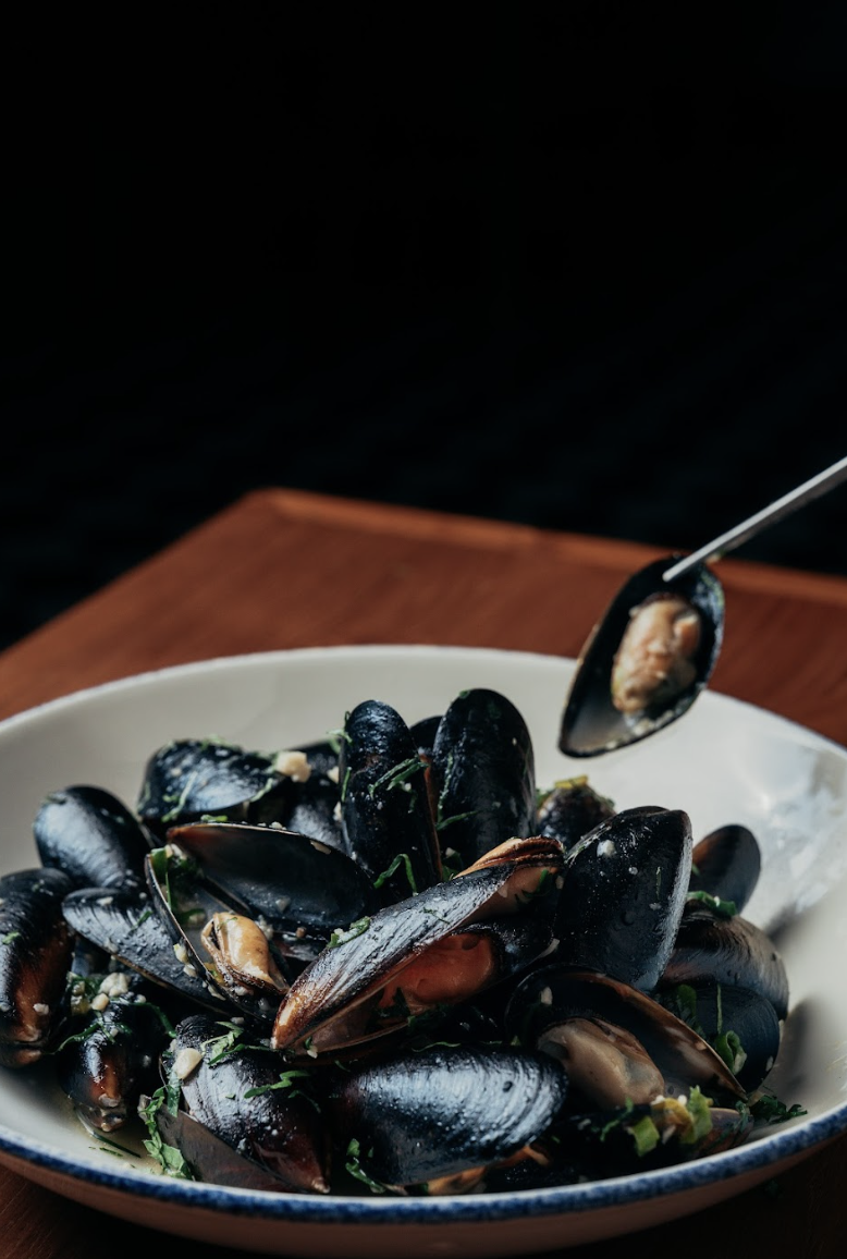 白酒煮紐西蘭黑青口