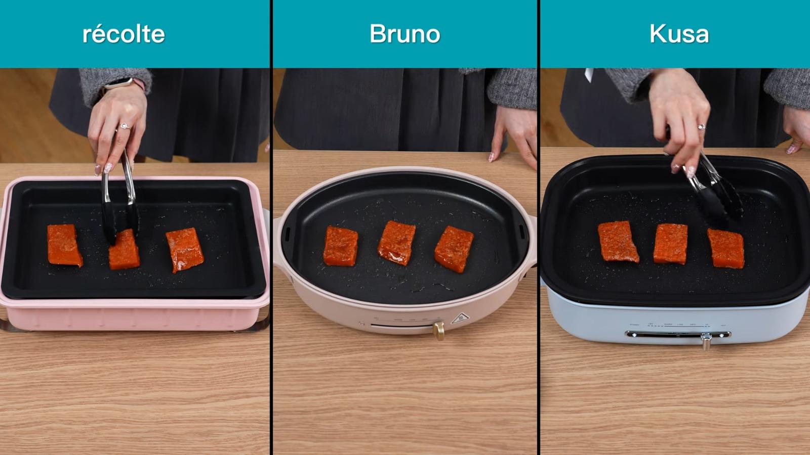 不少電熱鍋用上不沾塗層,煎最容易黐底的年糕效果理想