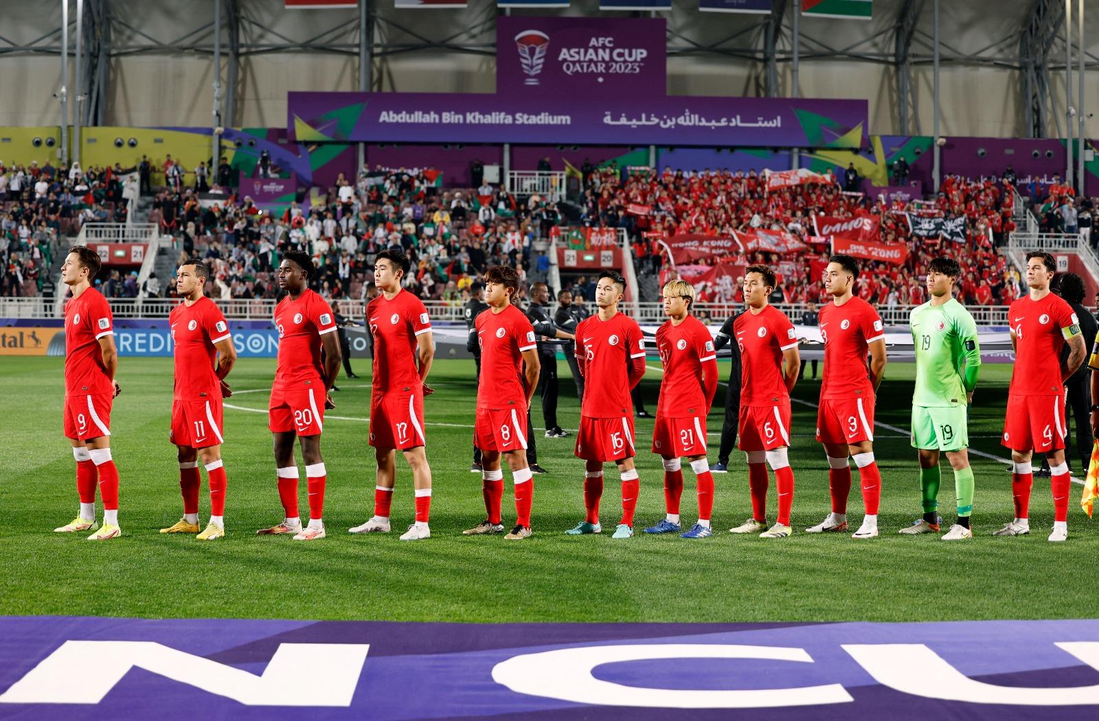 亞洲盃分組賽,香港足球隊Vs巴勒斯坦 。(路透社)