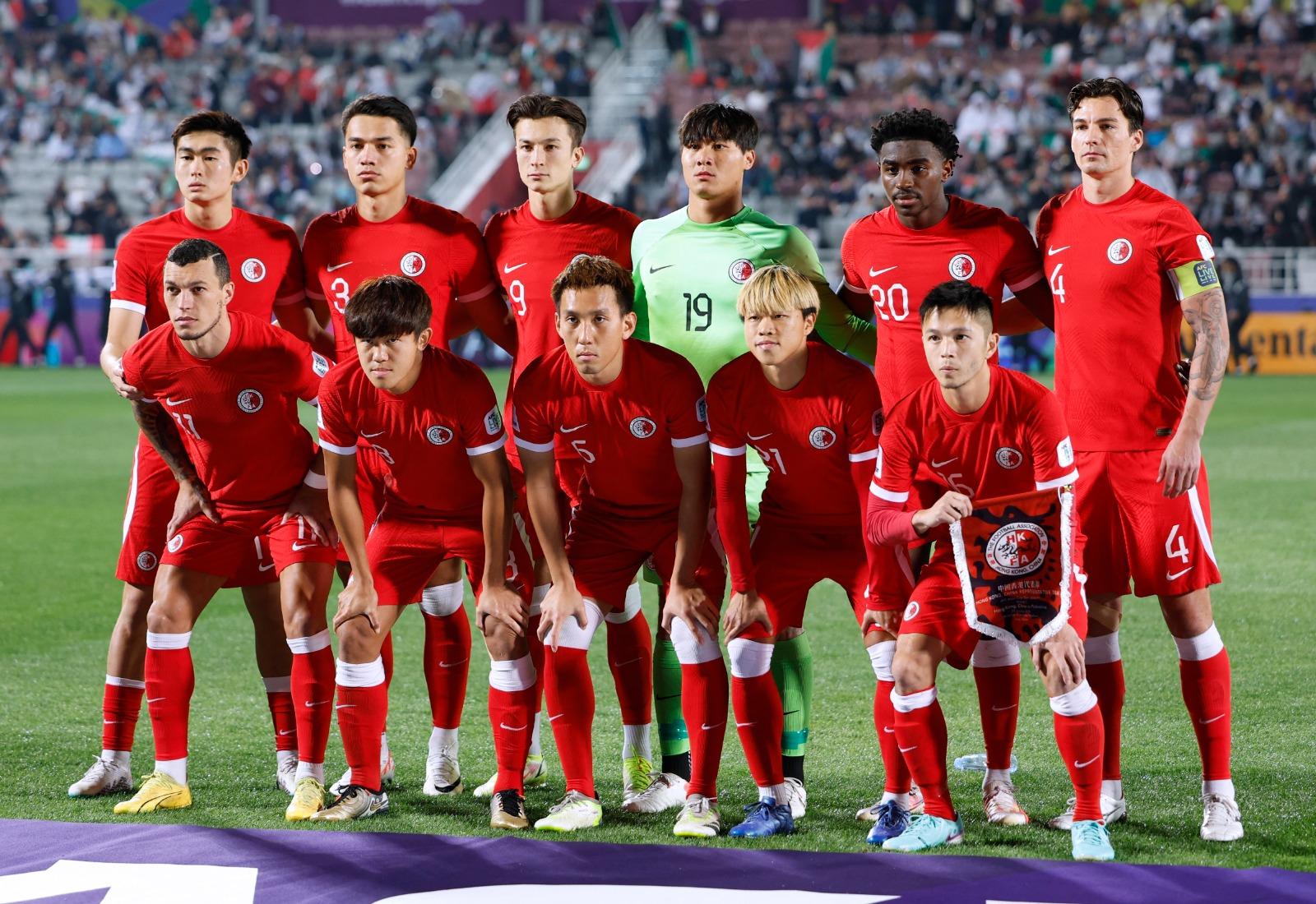 亞洲盃分組賽,香港足球隊Vs巴勒斯坦 。(路透社)