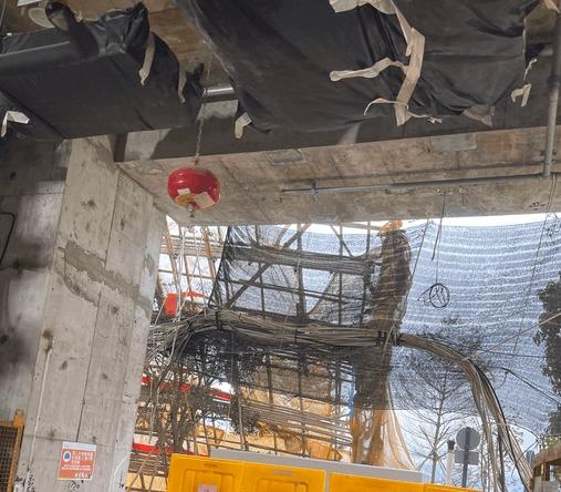 啟德澐璟地盤大型棚架20多層高墮下 5人傷其中2女昏迷