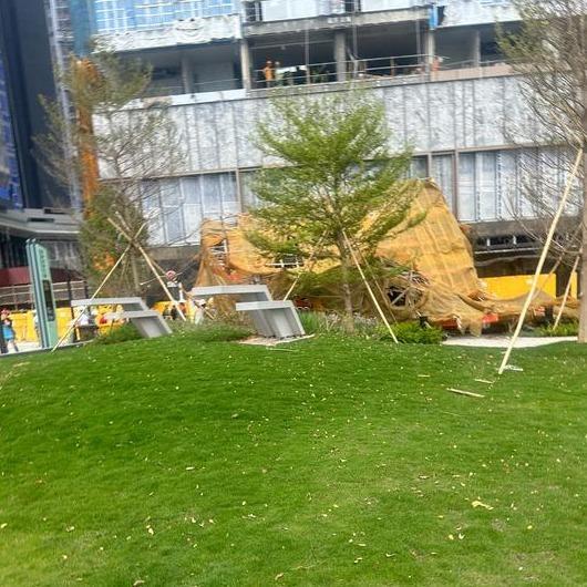 啟德澐璟地盤昨午塌棚架,造成2死3傷。(網片截圖)