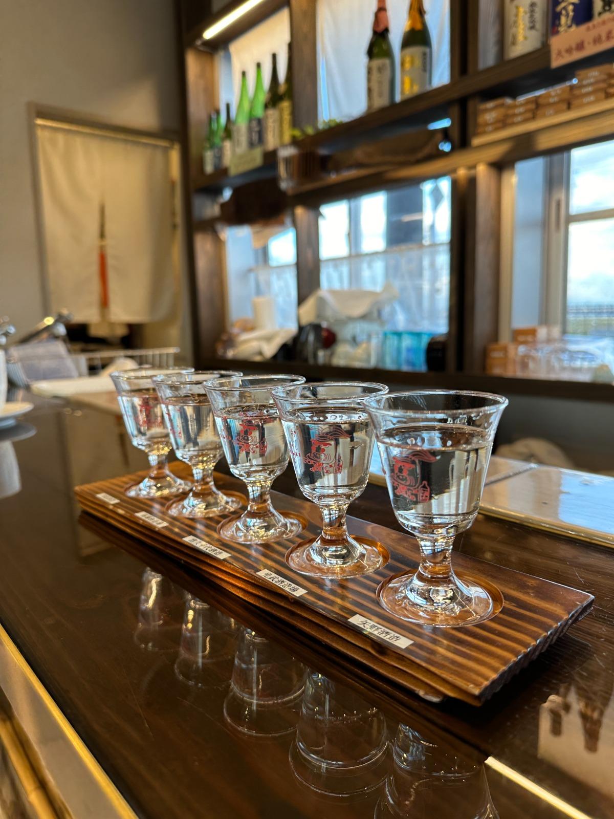 5蔵大吟釀試飲套餐¥1,500(約$78港元)