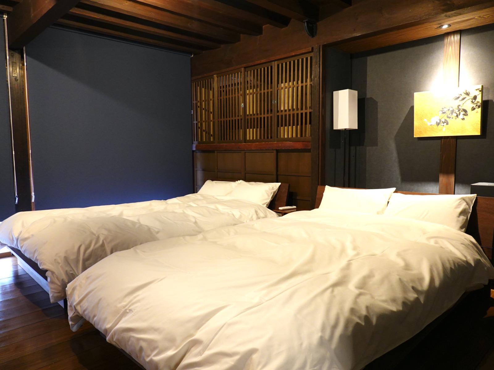 福岡景點 共有2間套房的「茜さす肥前浜宿」面積達到1,800呎,每日只會招待一組客人,住宿者等同將旅館全幢包起!