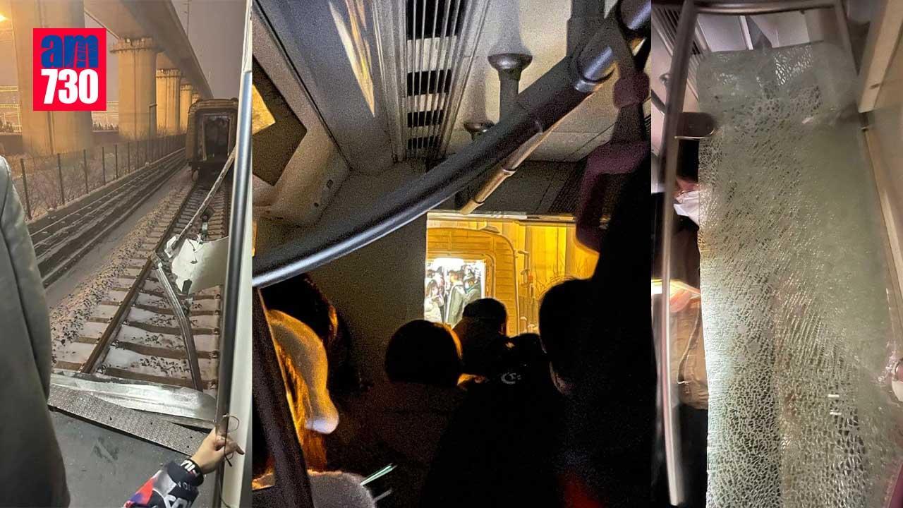 北京地鐵昌平線去年12月有2輛列車發生相撞事故,造成130人骨折(資料圖片)