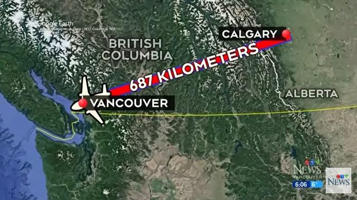 Tim Chen來回溫哥華與卡爾加里返學。(互聯網)