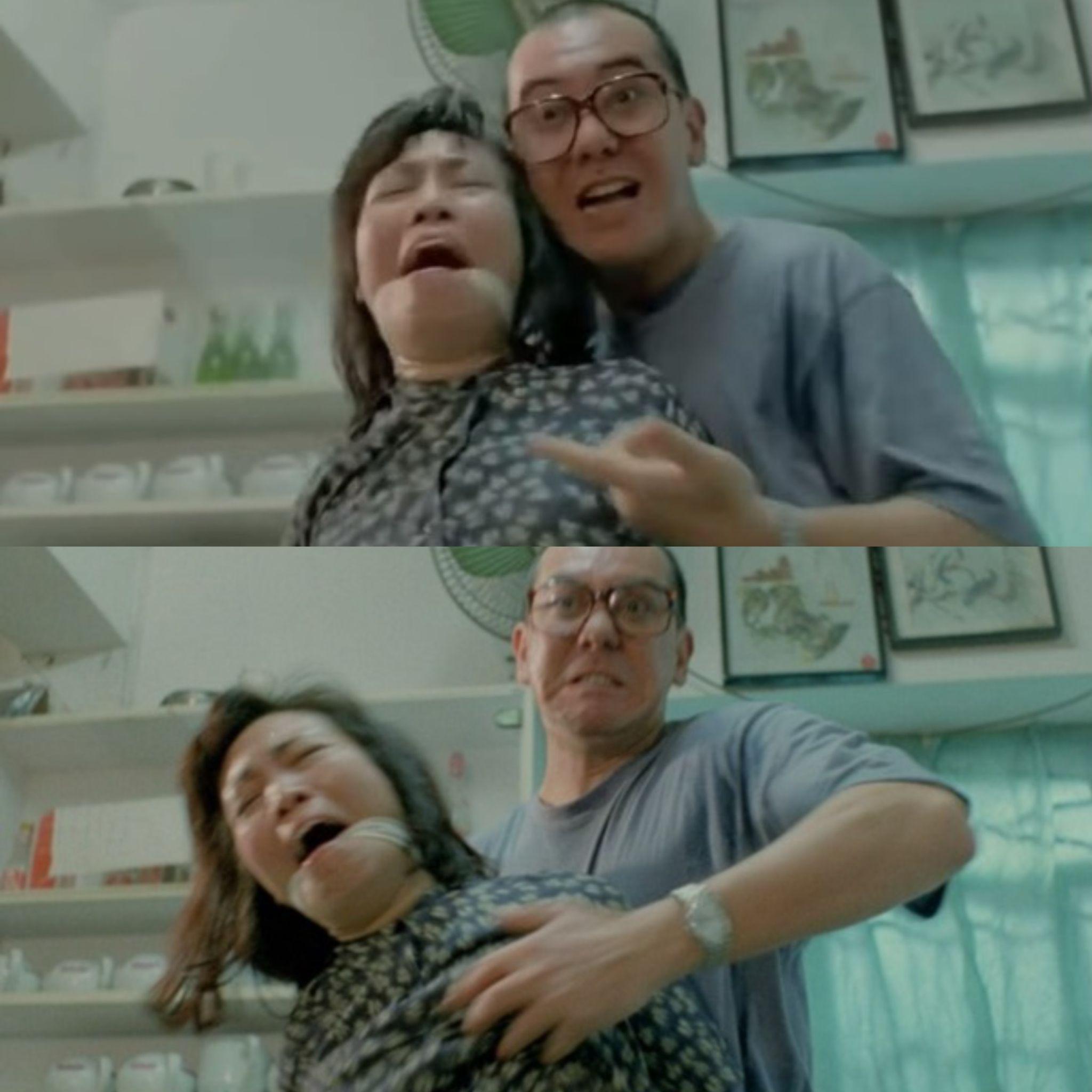 許思敏在1993年三級片《八仙飯店之人肉叉燒包》中慘遭黃秋生肢解。