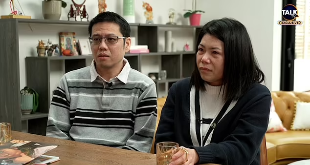 Selena Lau的父母悲痛不已。(互聯網)