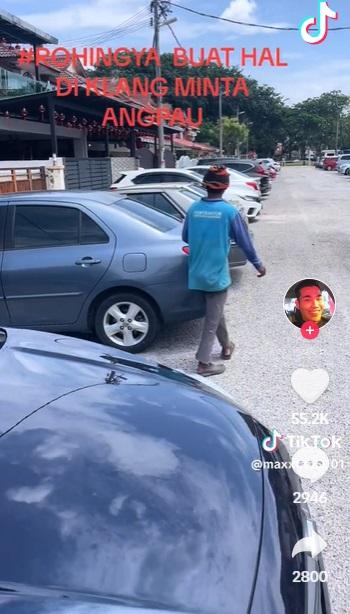 清潔工被男居民喝罵後轉頭走。(互聯網)