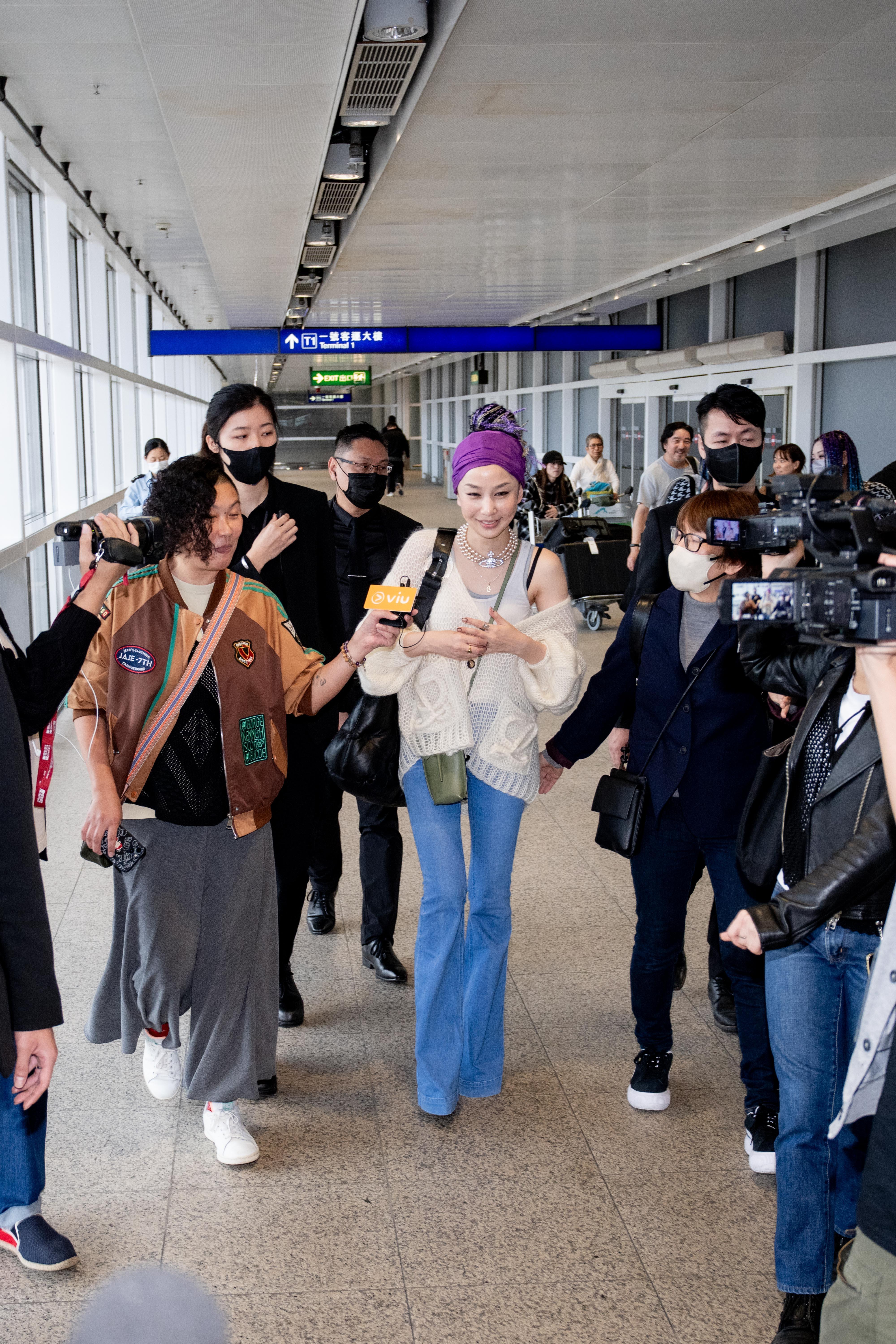 中島美嘉表示此行會逗留五天,有機會亦想到處觀光。