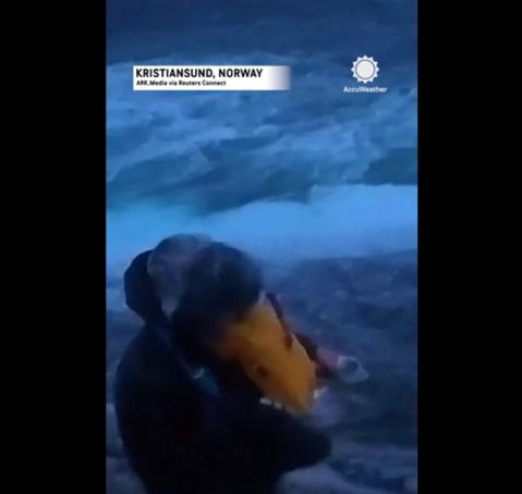 被海水弄濕身。(互聯網)