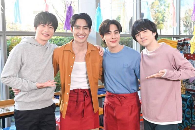 EarthMix挑戰日文台詞,造就日、泰版《大叔的愛》CP夢幻同框。