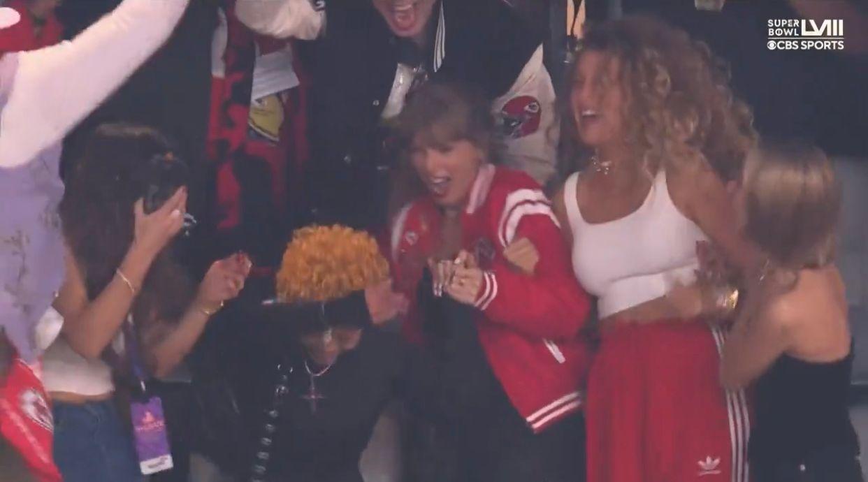 Taylor Swift於天價VIP席睇超級碗。