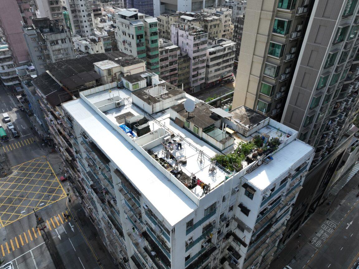 「無電製冷技術」可應用在建築物上。