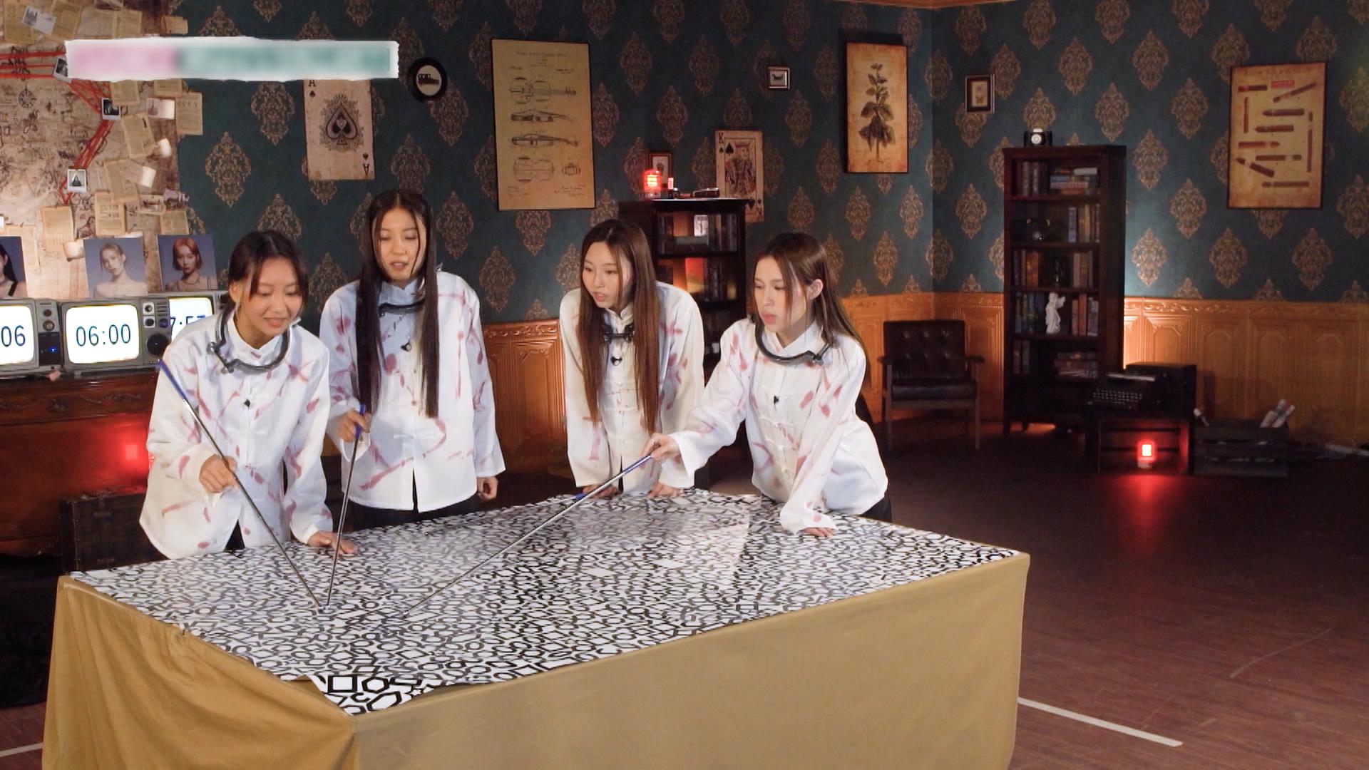 Sumling、Ivy、Winka和Marf進入復活戰。(《COLLAR智慧學園》劇照)