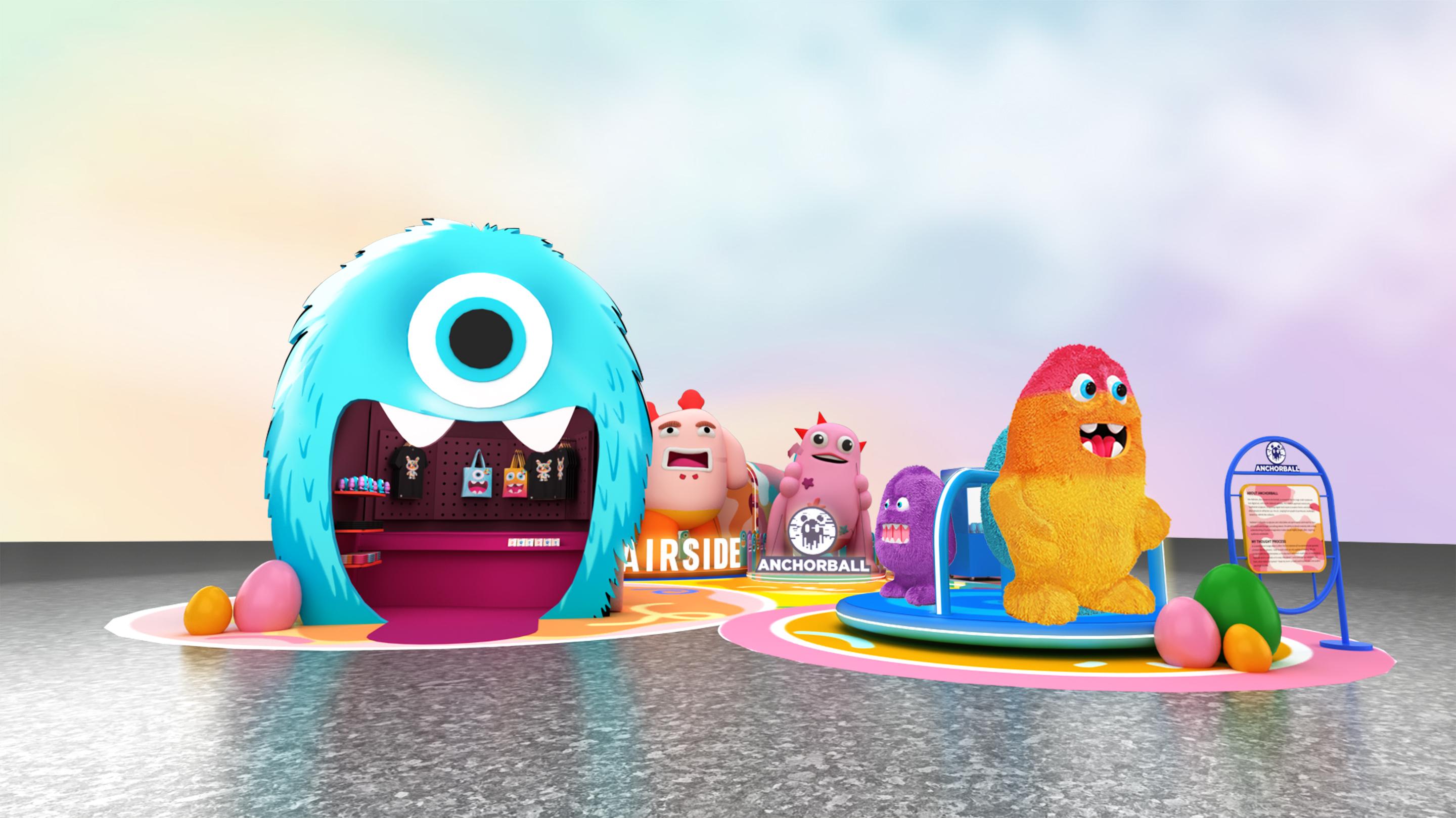 「AIRSIDE星際怪獸樂園」登陸AIRSIDE中庭