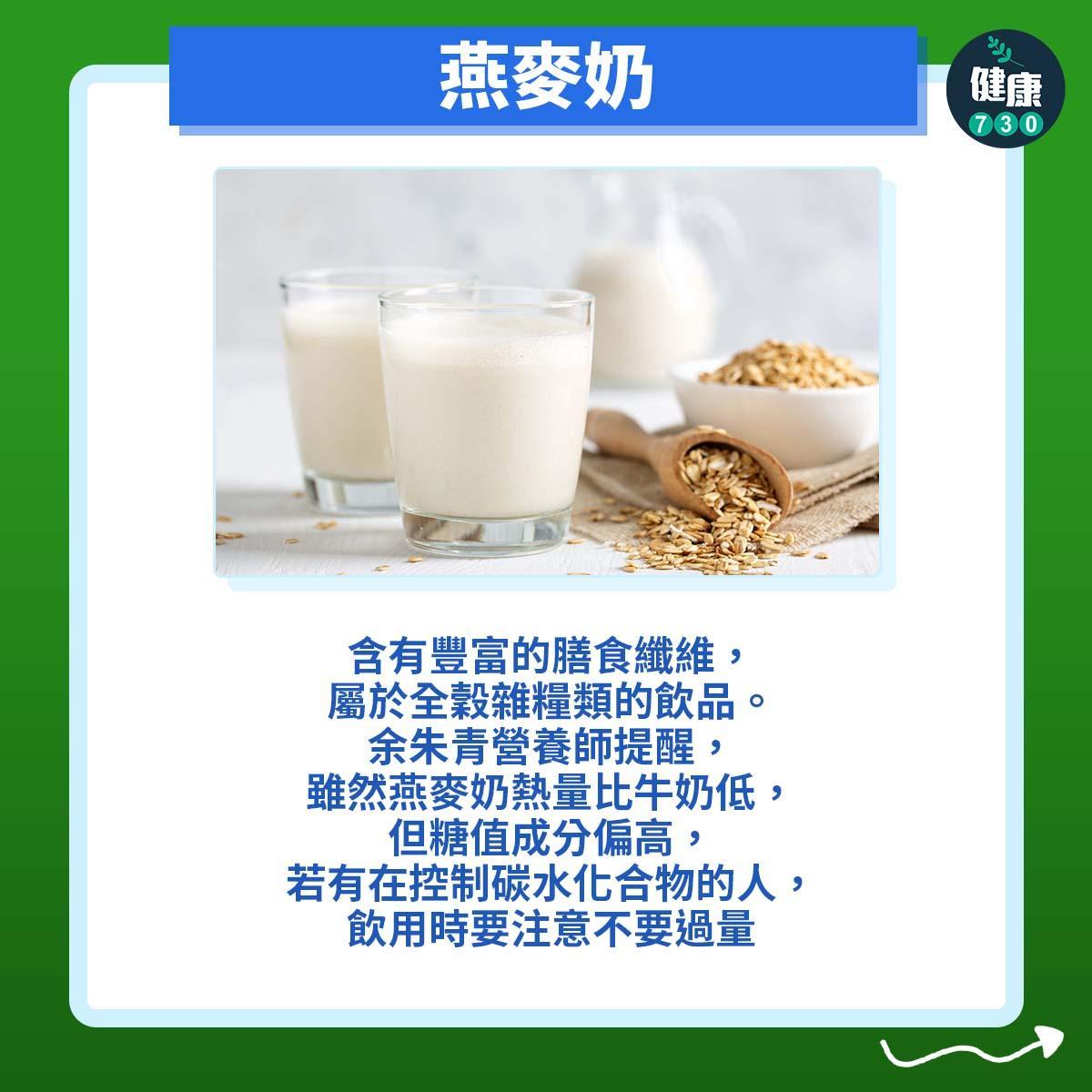 植物奶,燕麥奶(am730製圖)