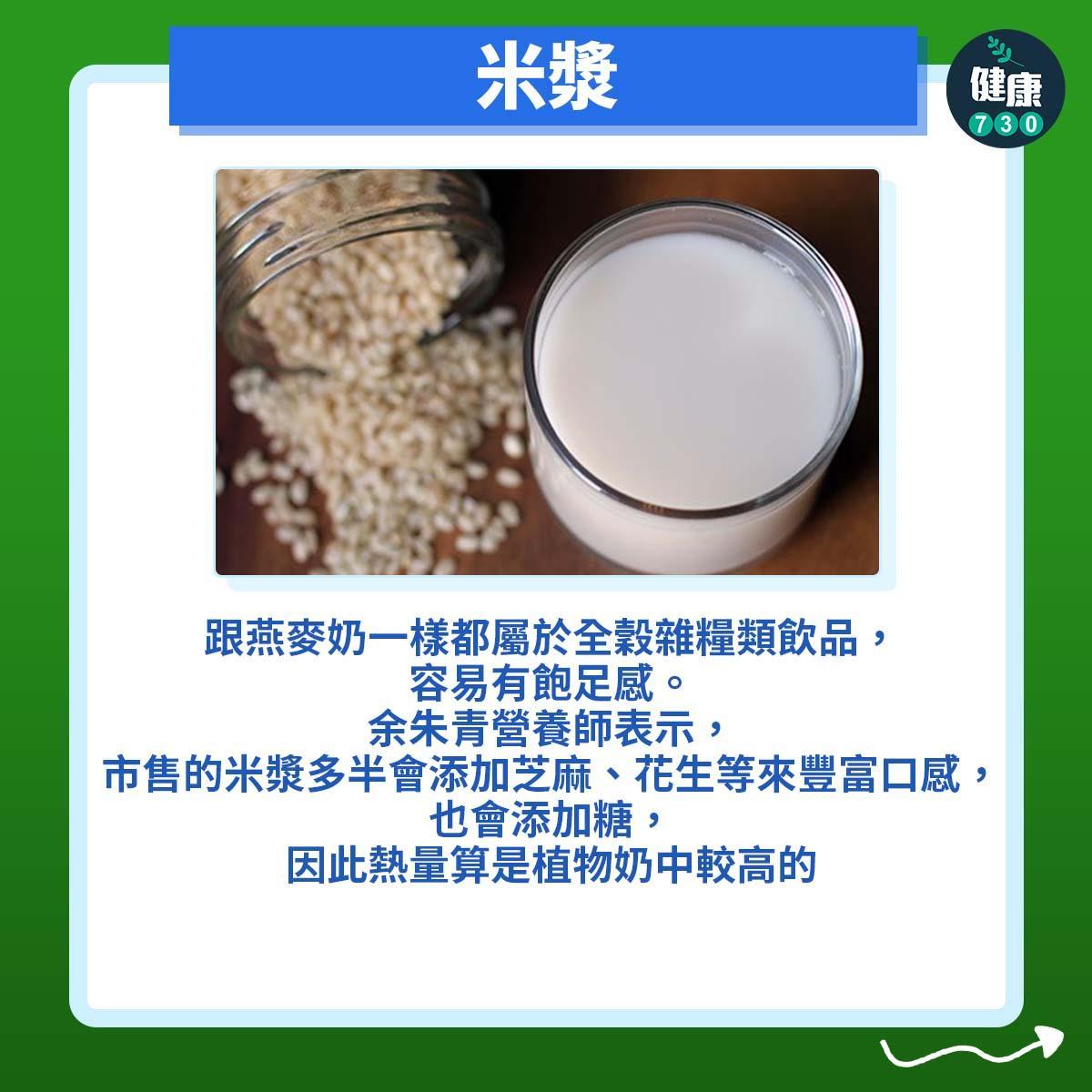 植物奶,米漿(am730製圖)