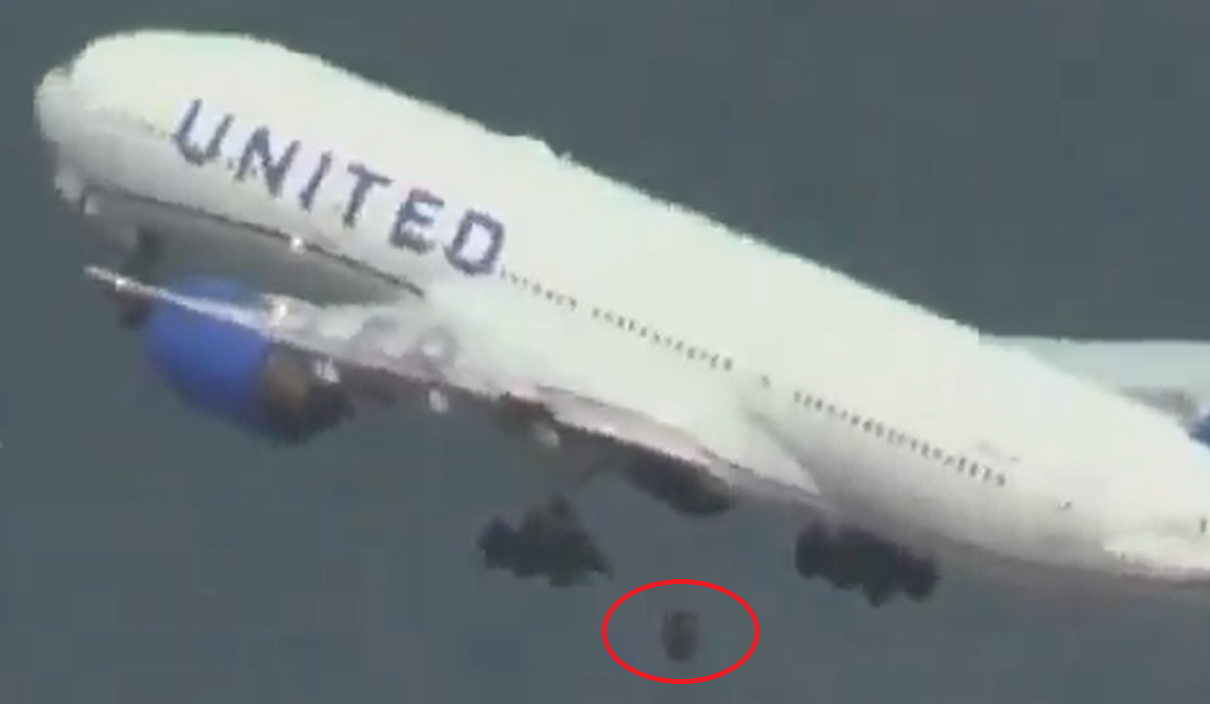 有民眾拍下「甩轆」一刻的片段。(影片截圖)