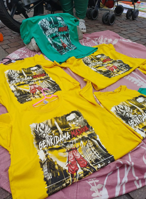 在阿根廷首都布宜諾斯艾利斯的地標方尖碑,有3萬名粉絲聚集