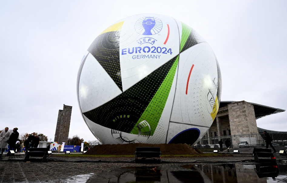 四年一度的歐國盃將於德國舉行,今屆共有24支國家隊參與競逐。(路透社)