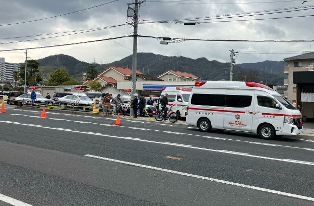 日本廣島一間LAWSON便利商店發生隨機斬人事件(網上圖片)