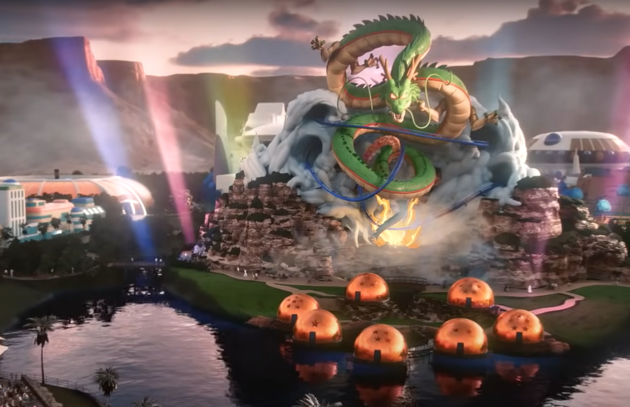 沙特阿拉伯建立首個龍珠主題樂園。(影片截圖)